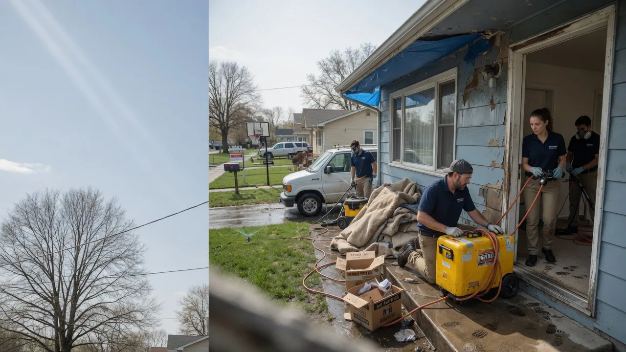Basement Flood Cleanup in Pleasantville, OH near me